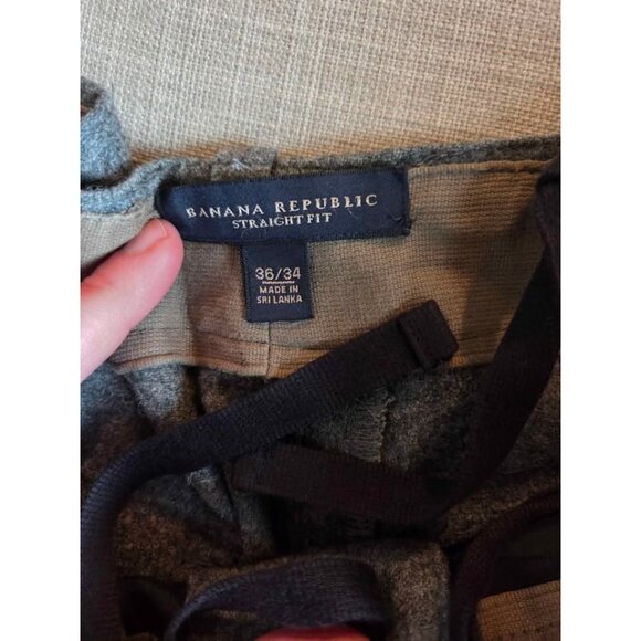 Banana republic mens wool pants made in Sri Lanka 36/34 length 41" - Picture 5 of 10